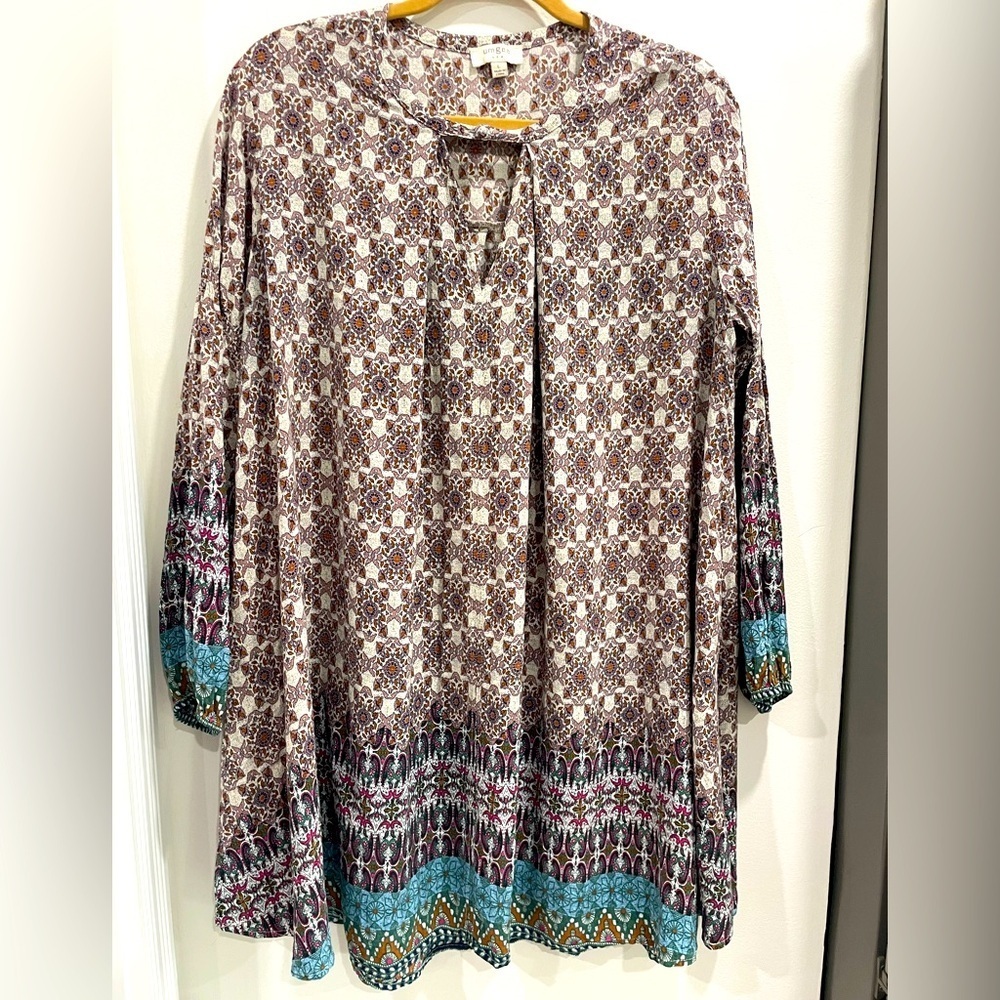 Umgee Multicolor Floral Tunic Top